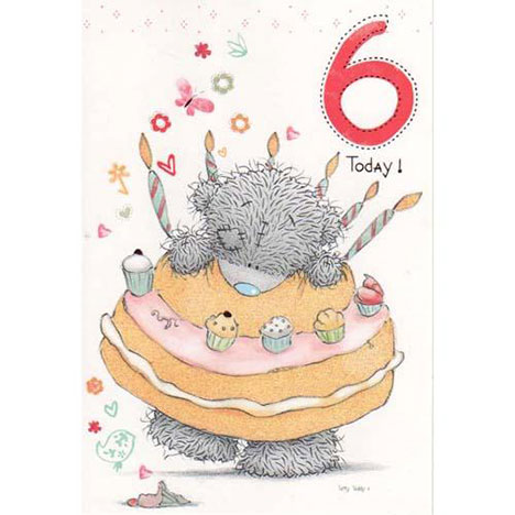 6th Birthday Me to You Bear Card £1.50